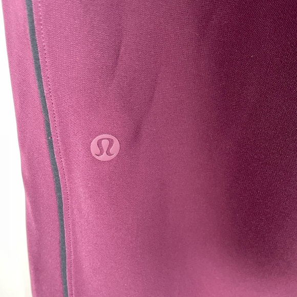 Lululemon NEW On the Right Track Lounge Pants Women’s Sz 6 Adobe Burgundy Wine - Picture 10 of 13